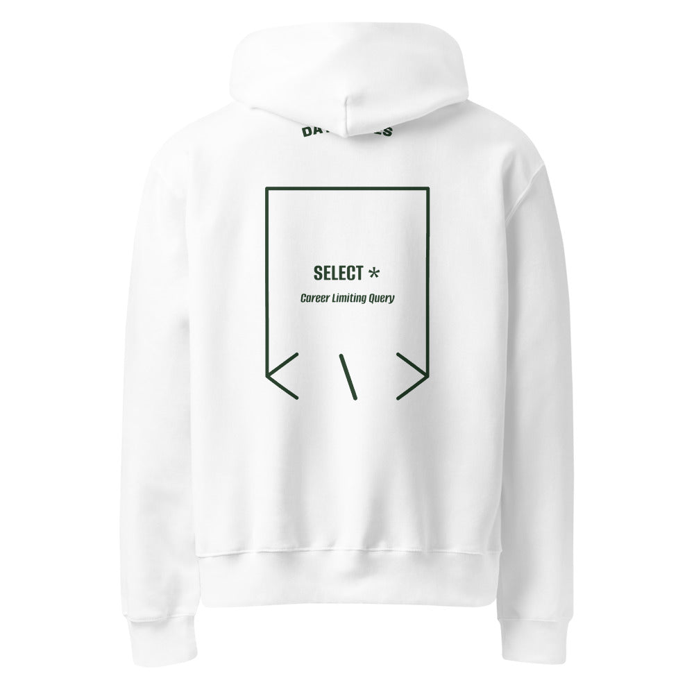 SELECT * — White Forest back mockup