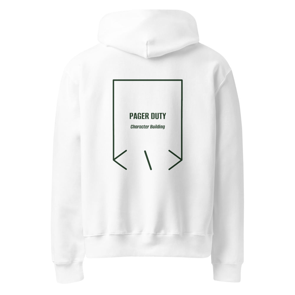 Pager Duty — White Forest back mockup