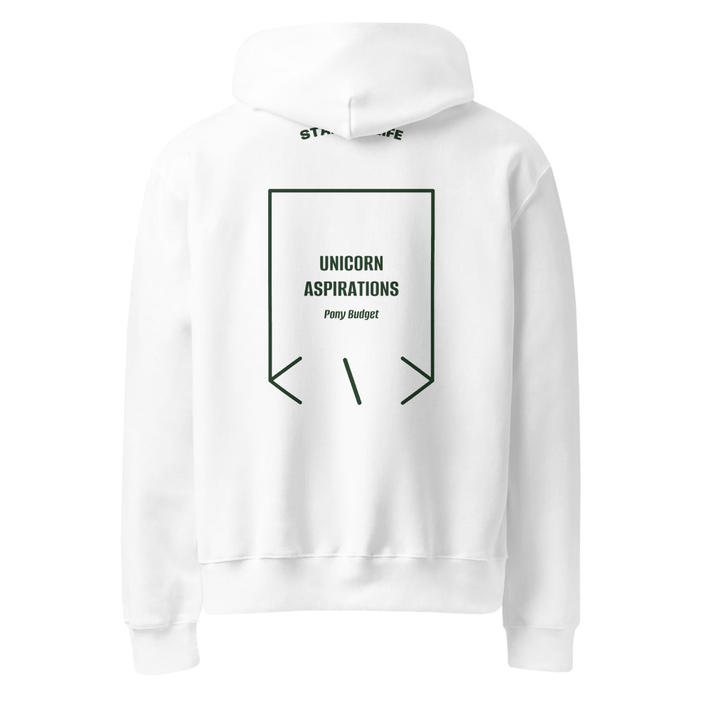 Unicorn Aspirations — White Forest back mockup