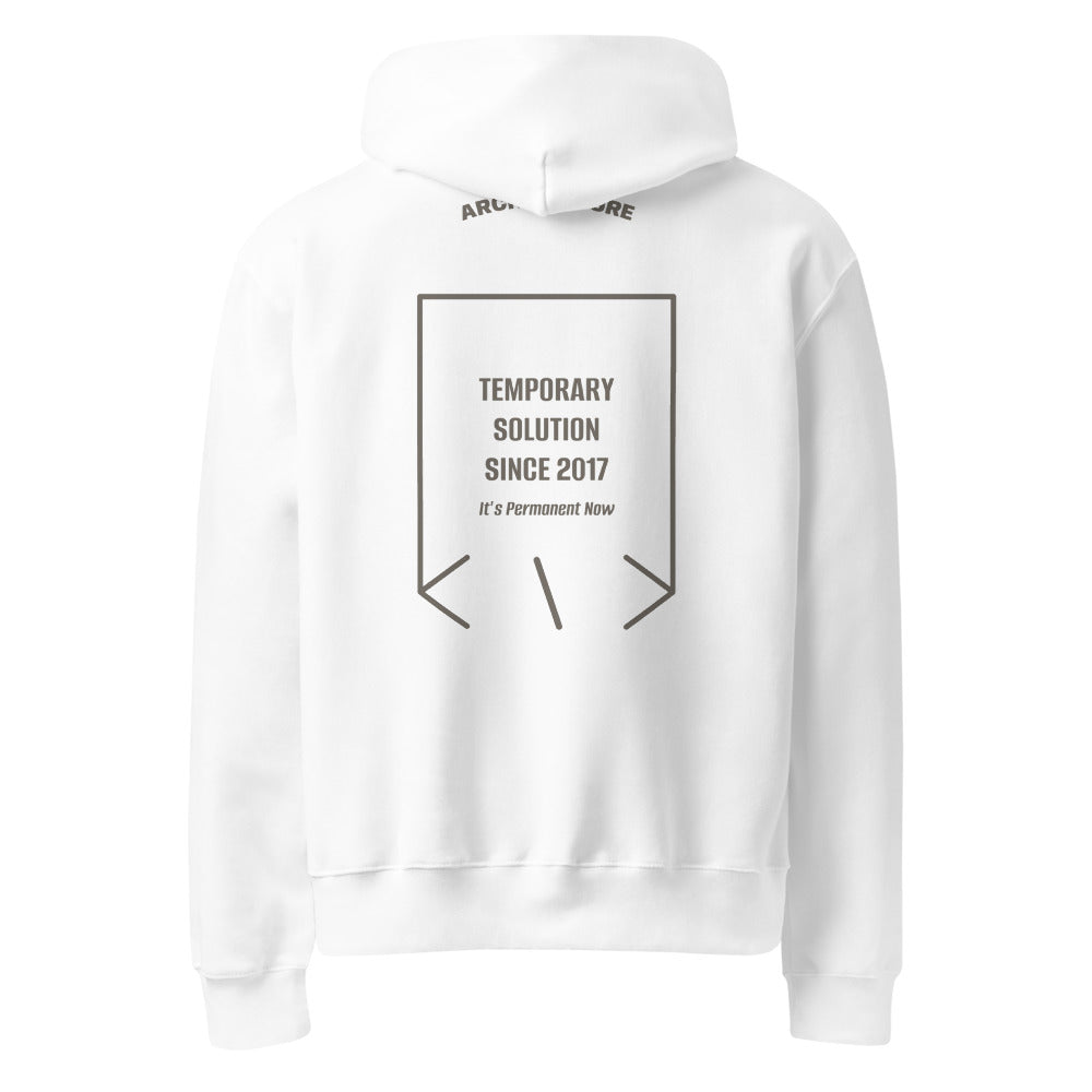 Temporary Solution Since 2017 — White Asphalt back mockup