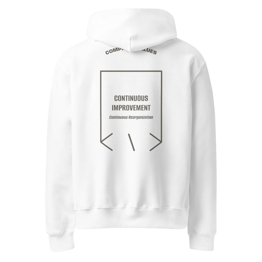 Continuous Improvement — White Asphalt back mockup