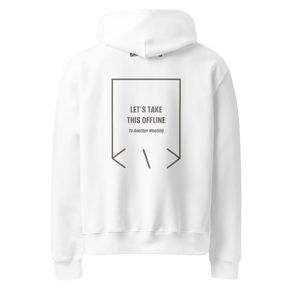 Let's Take This Offline — White Asphalt back mockup
