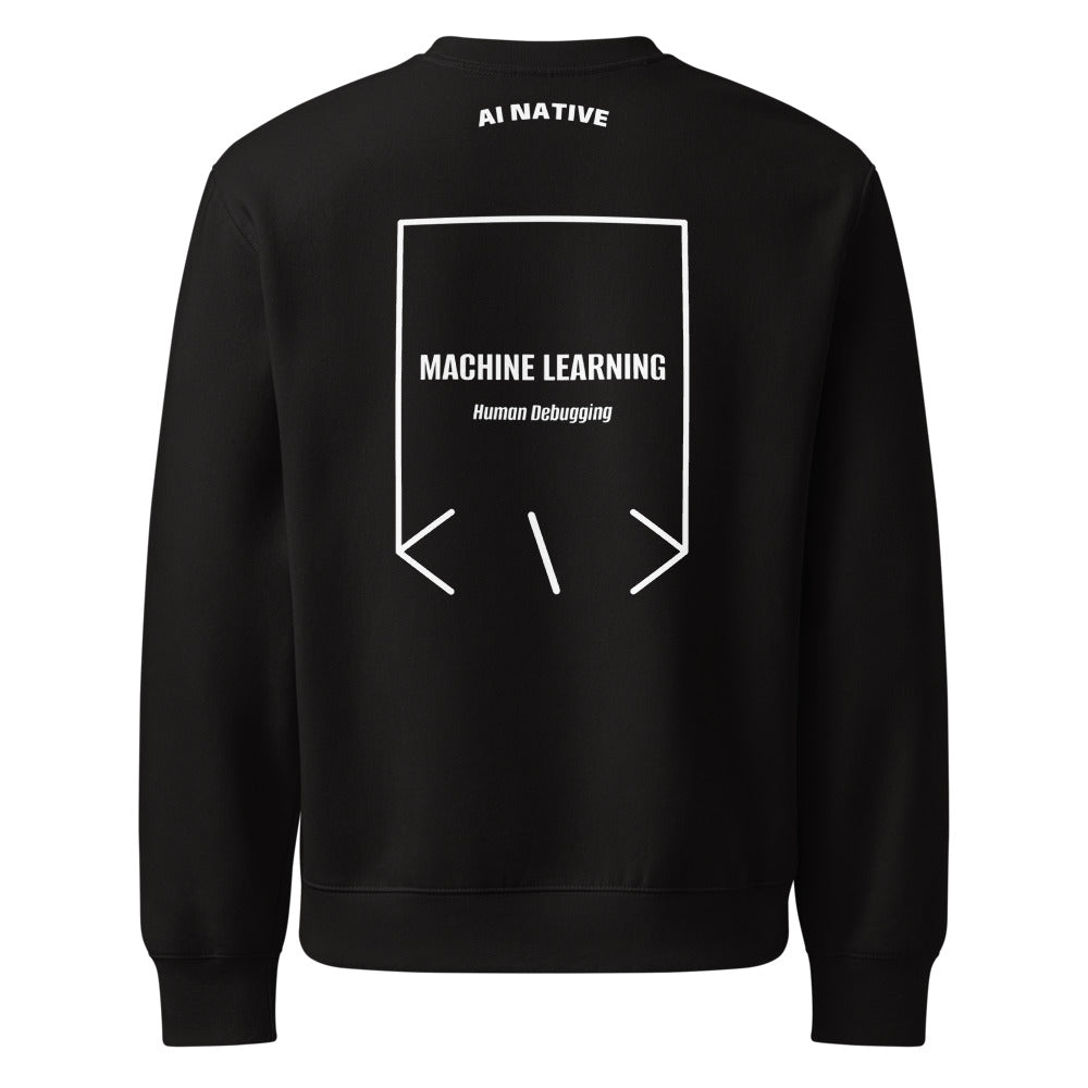 Machine Learning — Black White back mockup