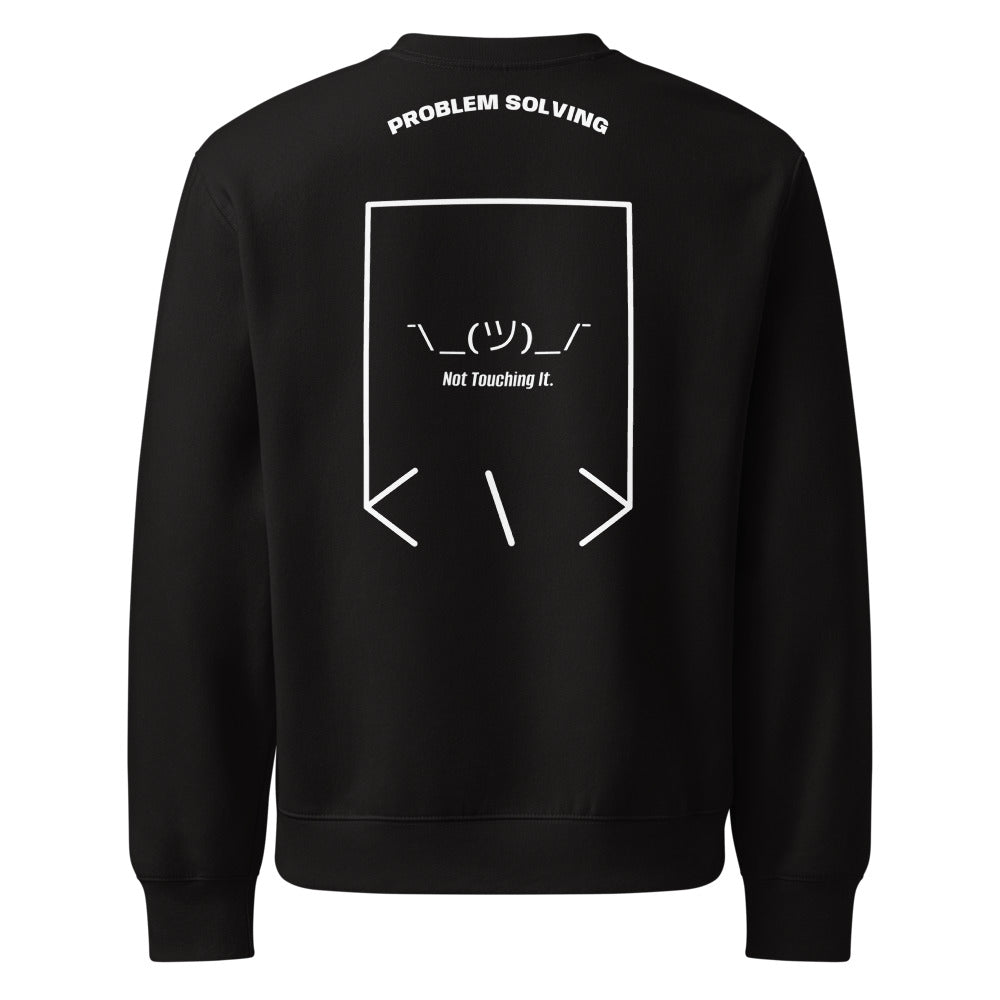 ¯\_(ツ)_/¯ — Black White back mockup