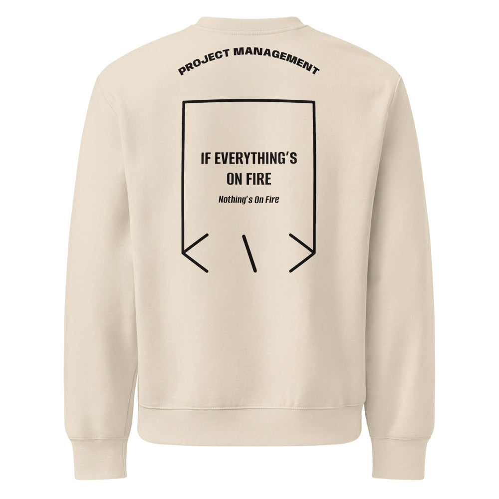 If Everything’s On Fire — Dust Black back mockup
