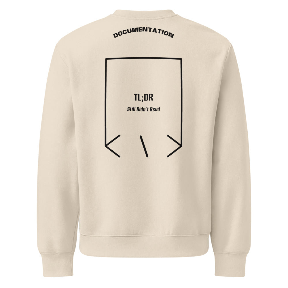 TL;DR — Dust Black back mockup