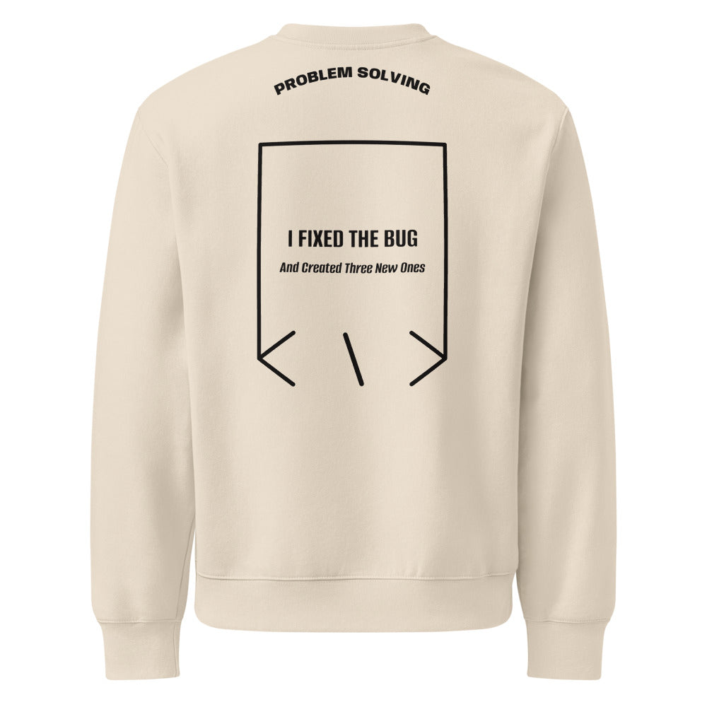 I Fixed The Bug — secondary back mockup