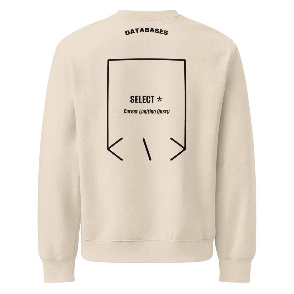 SELECT * — Dust Black back mockup