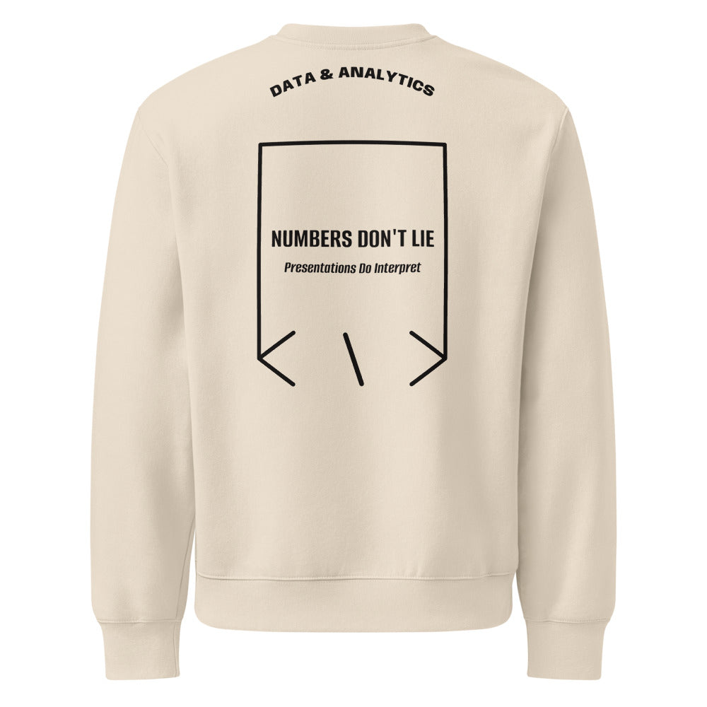 Numbers Don't Lie — Dust Black back mockup