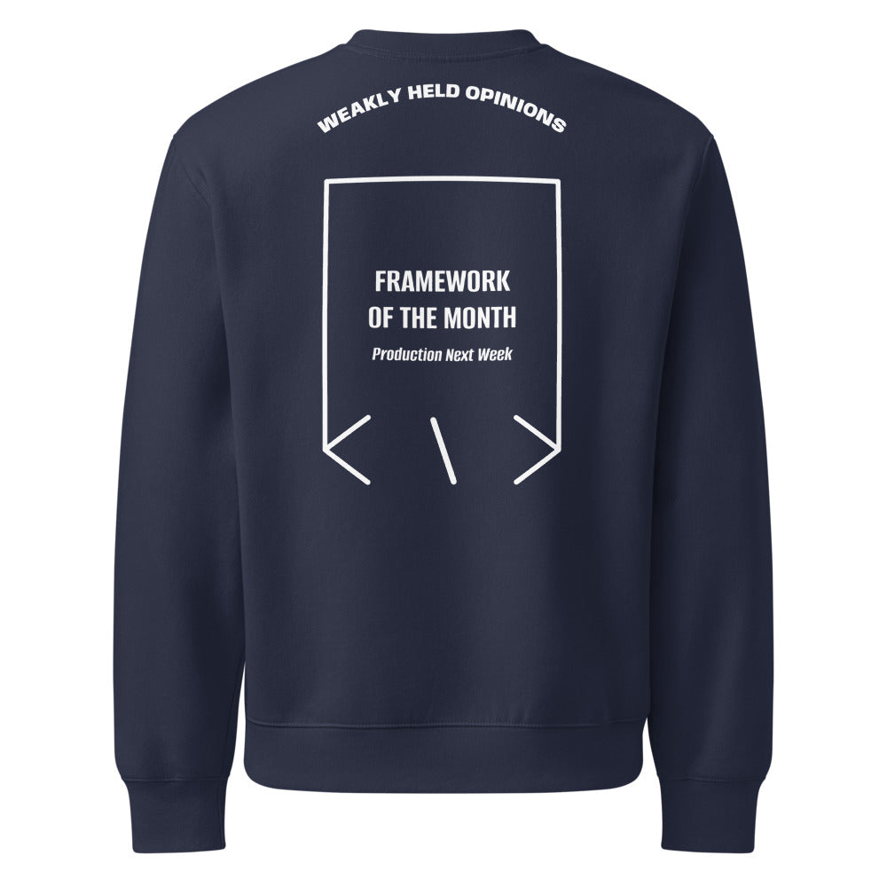 Framework Of The Month — Navy White back mockup