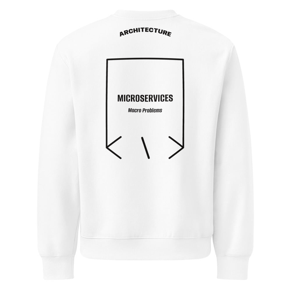 Microservices — White Black back mockup