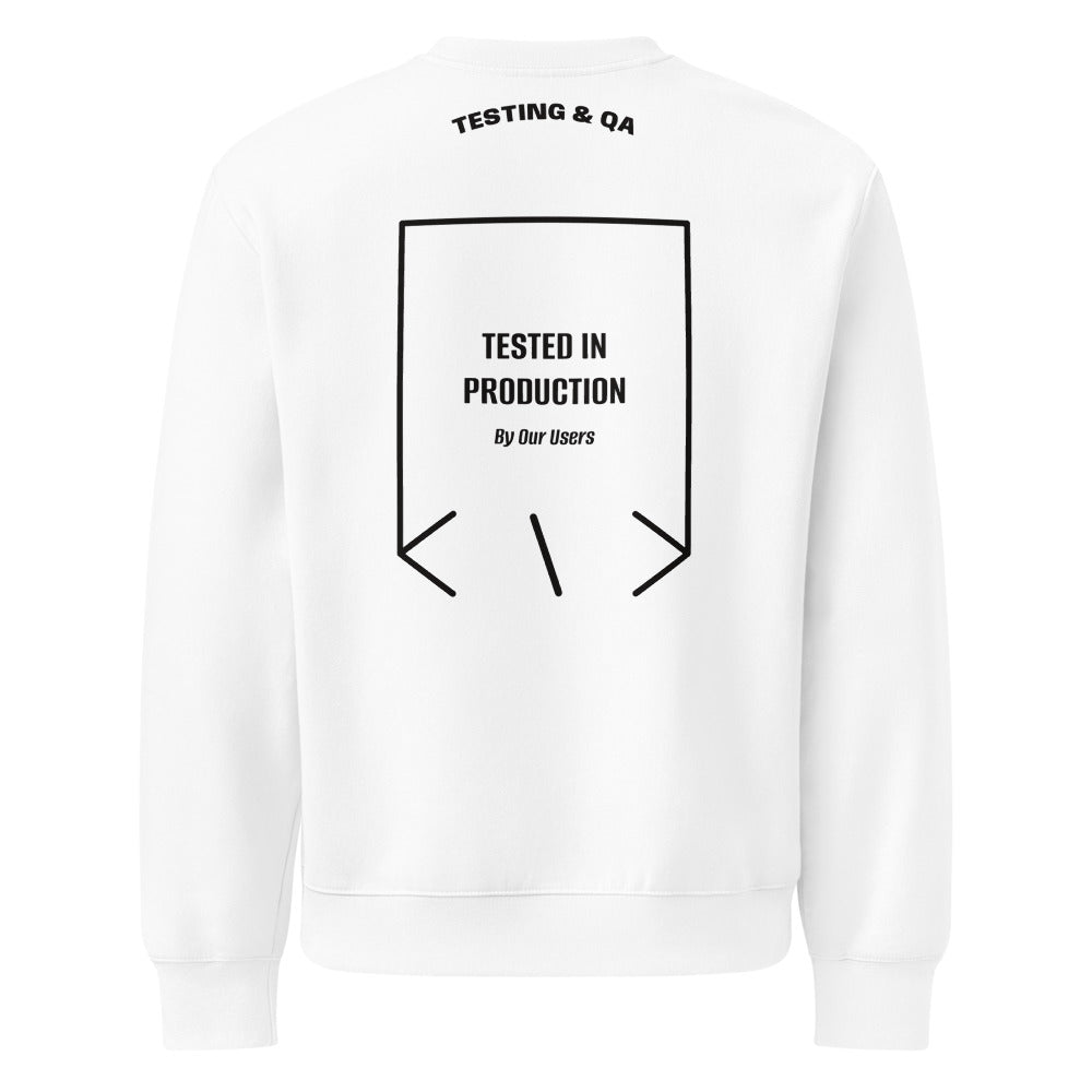 Tested In Production — secondary back mockup