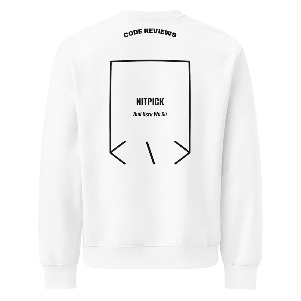 Nitpick — White Black back mockup
