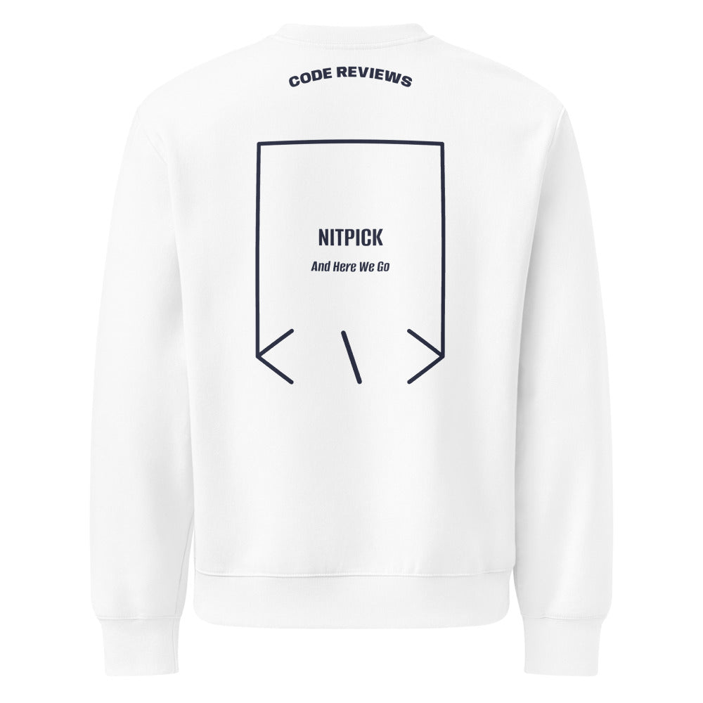 Nitpick — White Navy back mockup