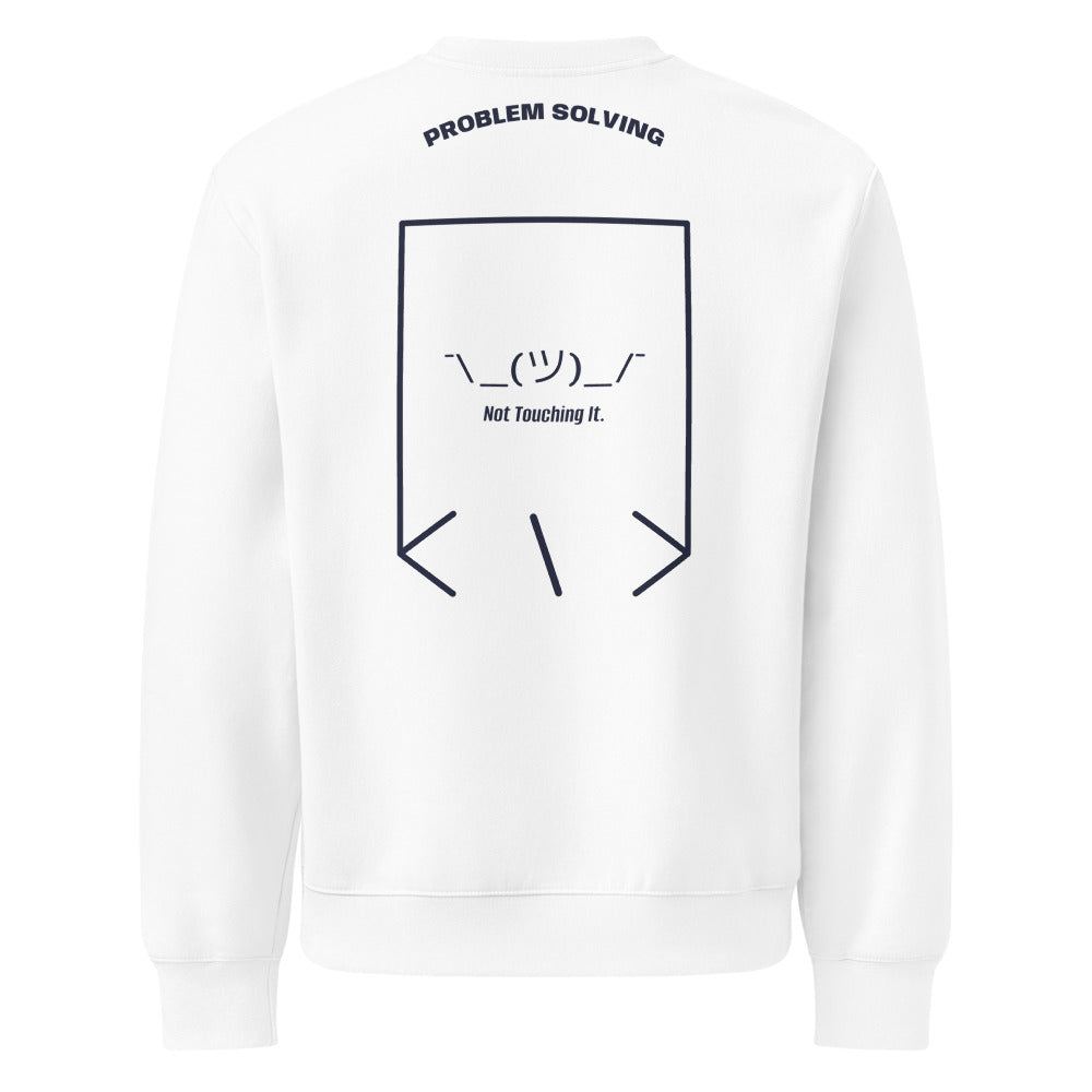 ¯\_(ツ)_/¯ — White Navy back mockup