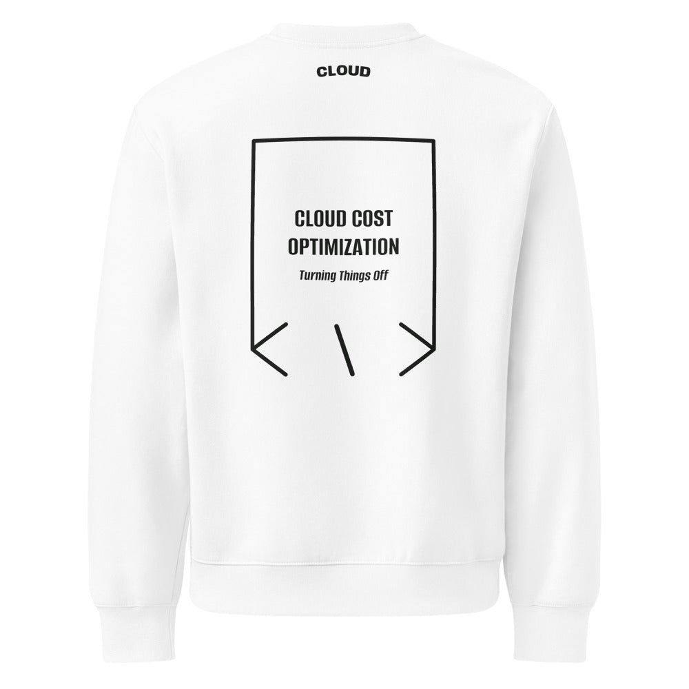 Cloud Cost Optimization — White Vintage Black back mockup