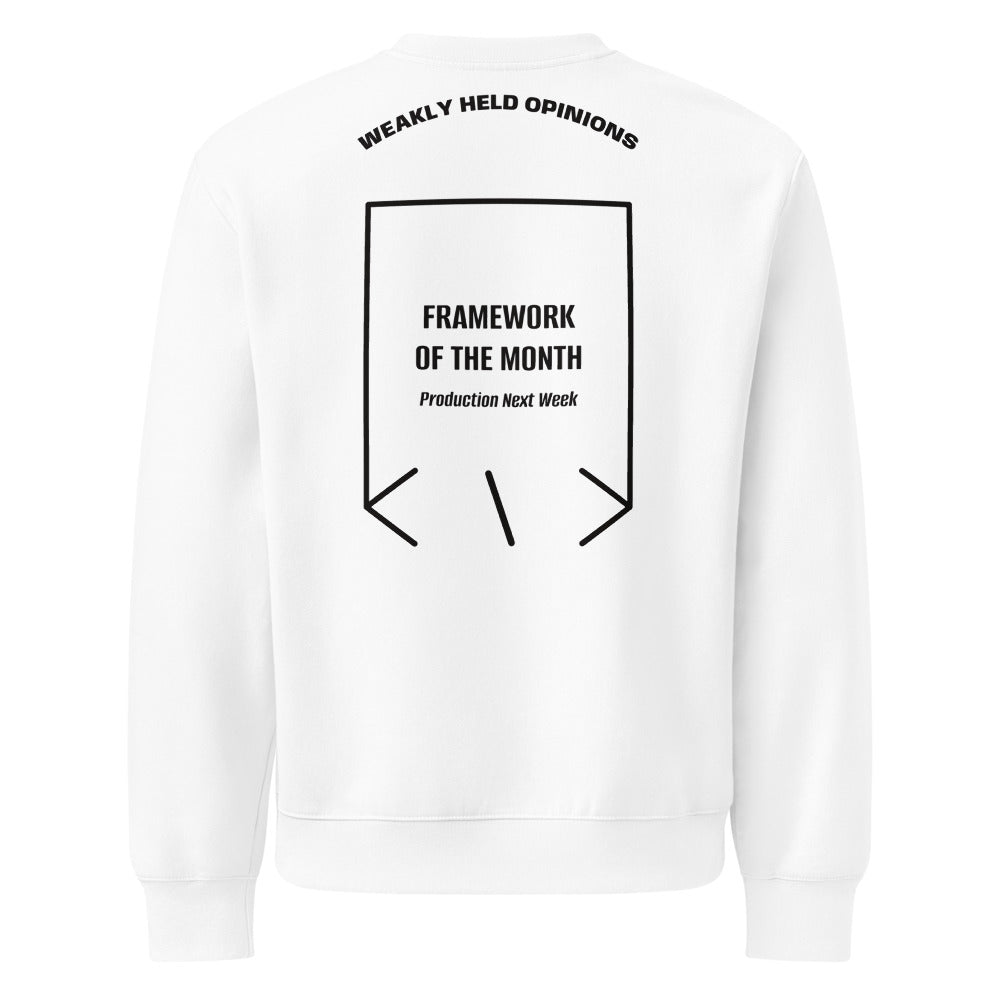 Framework Of The Month — White Black back mockup
