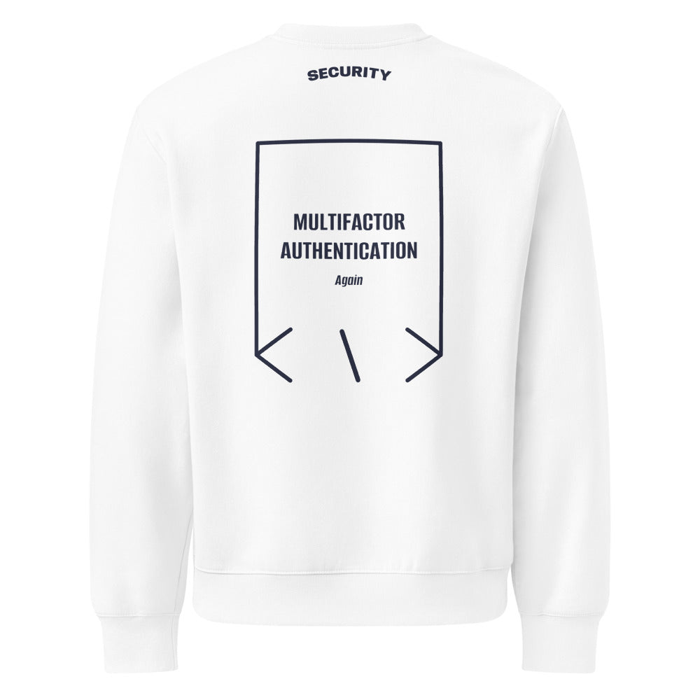 Multifactor Authentication — White Navy back mockup