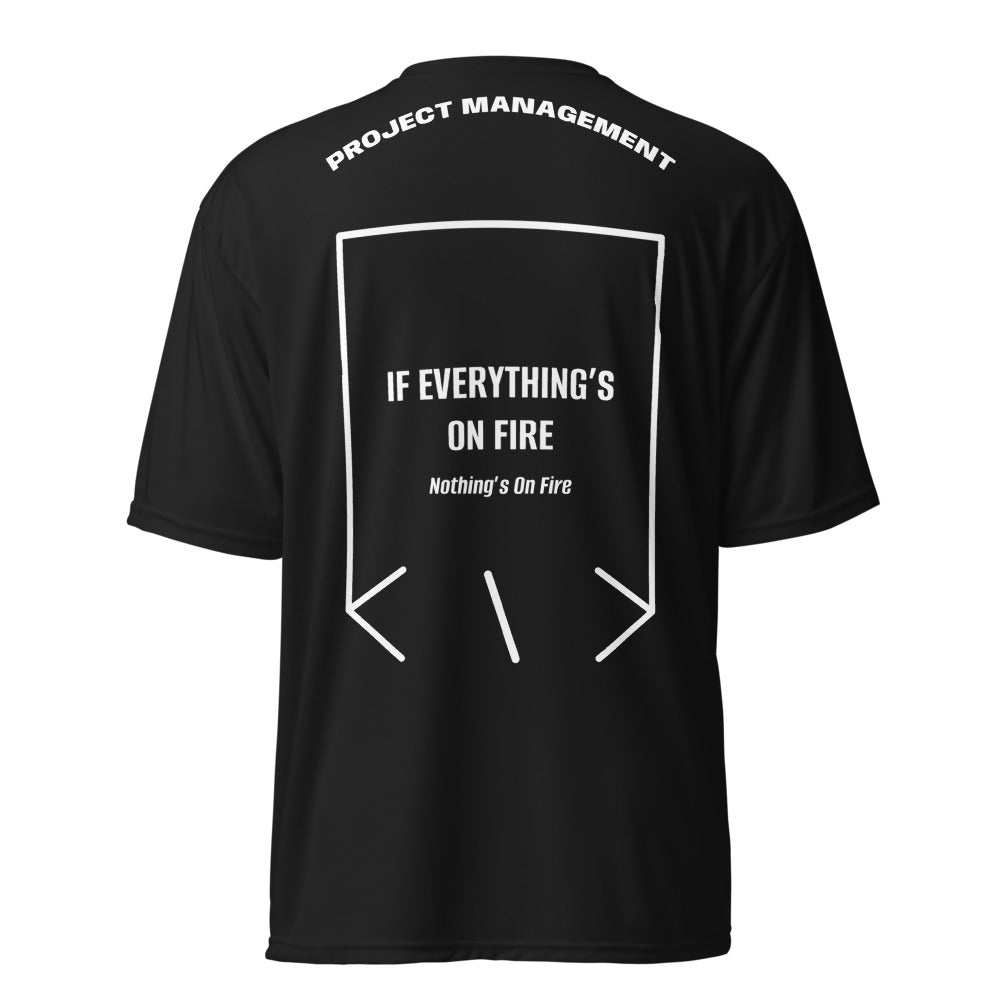 If Everything’s On Fire — Black White back mockup