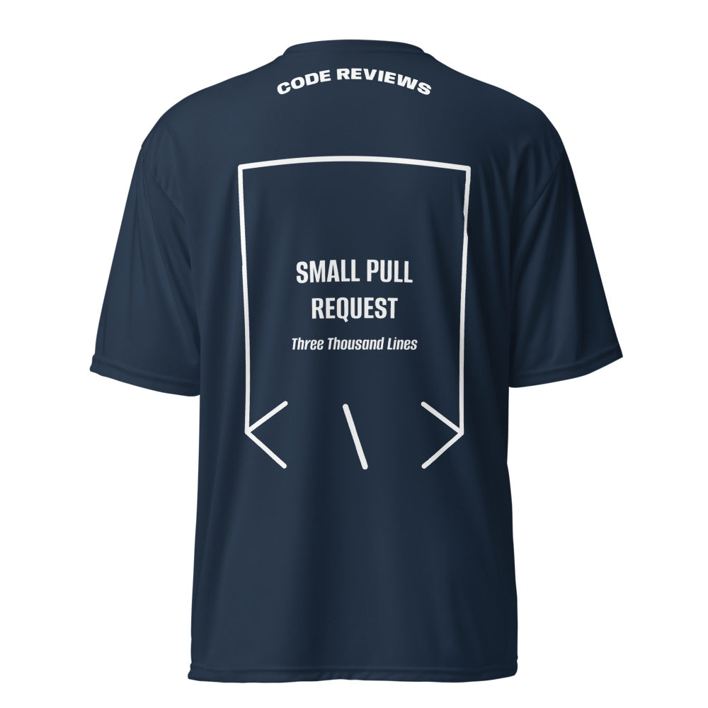 Small Pull Request — Navy White back mockup