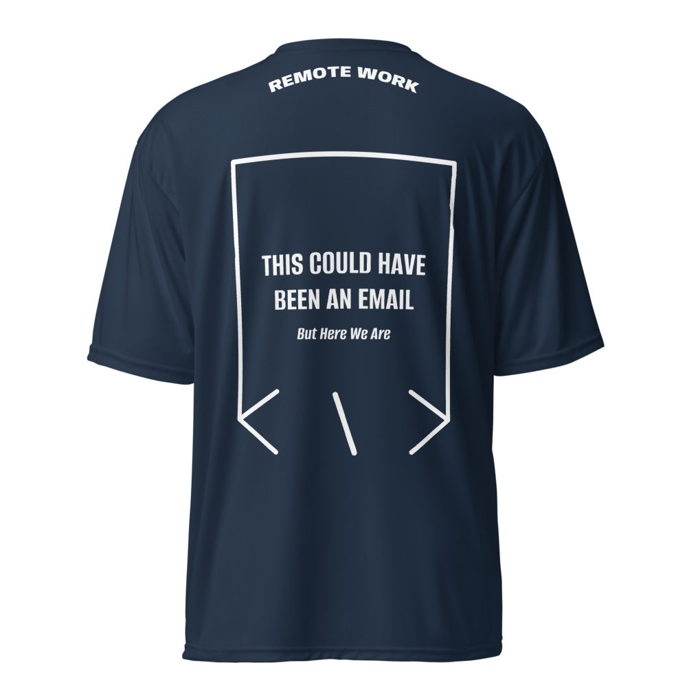 This Could Have Been An Email — Navy White back mockup