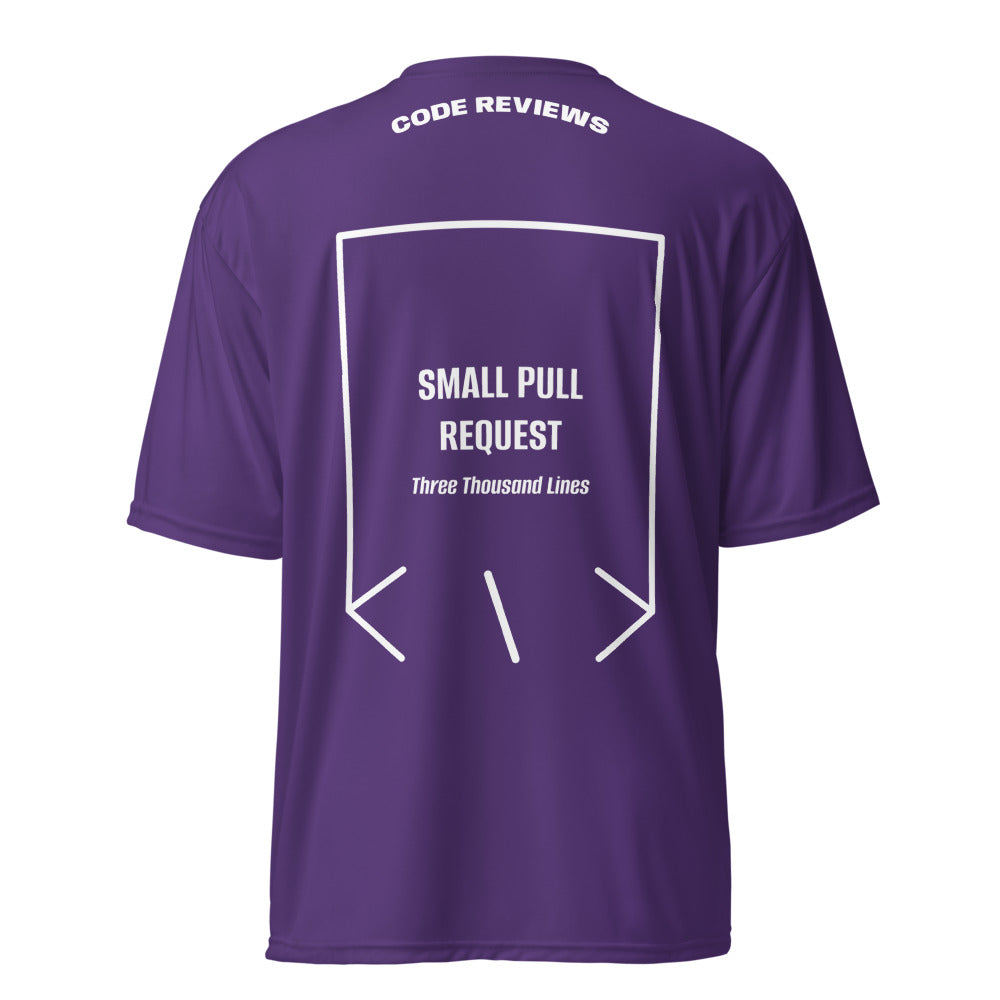 Small Pull Request — Purple White back mockup
