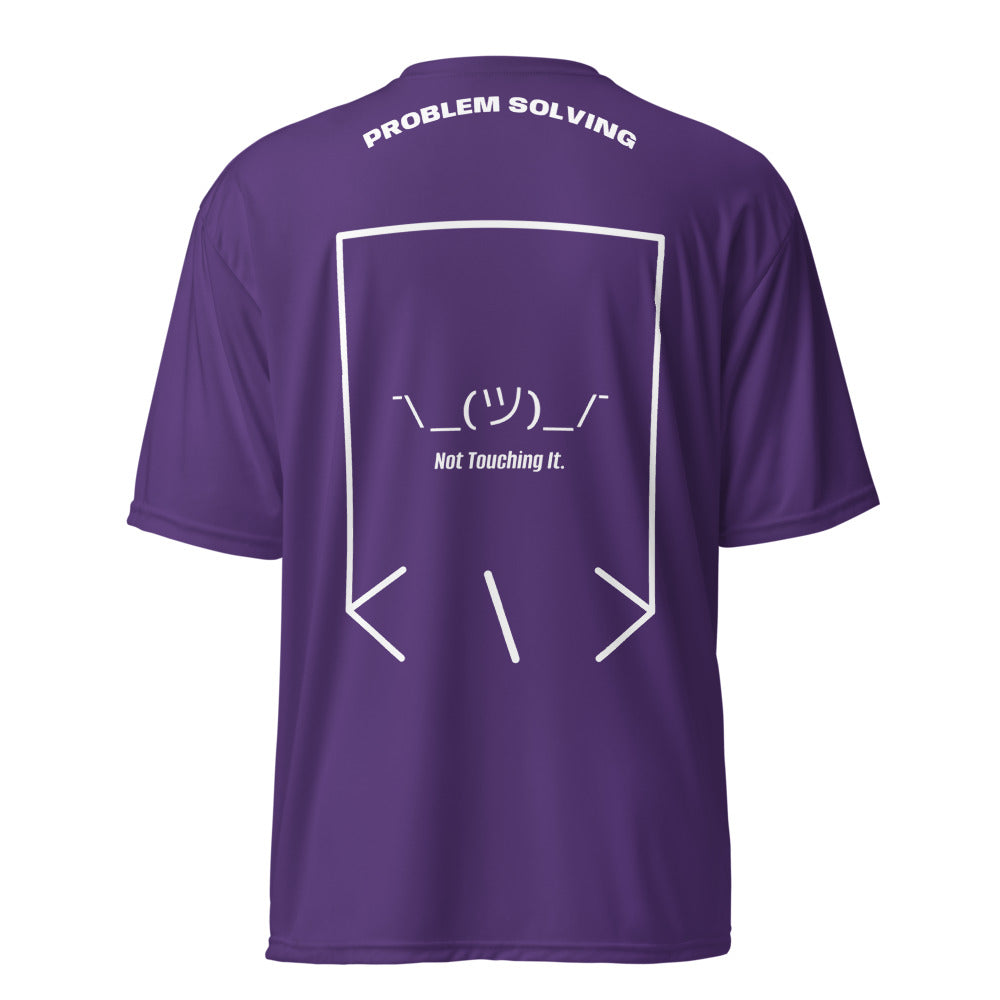 ¯\_(ツ)_/¯ — Purple White back mockup
