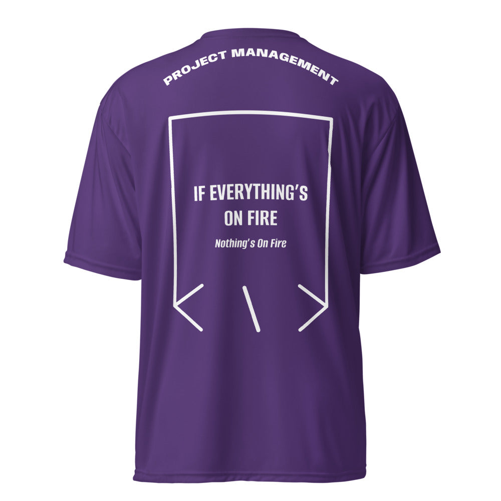 If Everything’s On Fire — Purple White back mockup