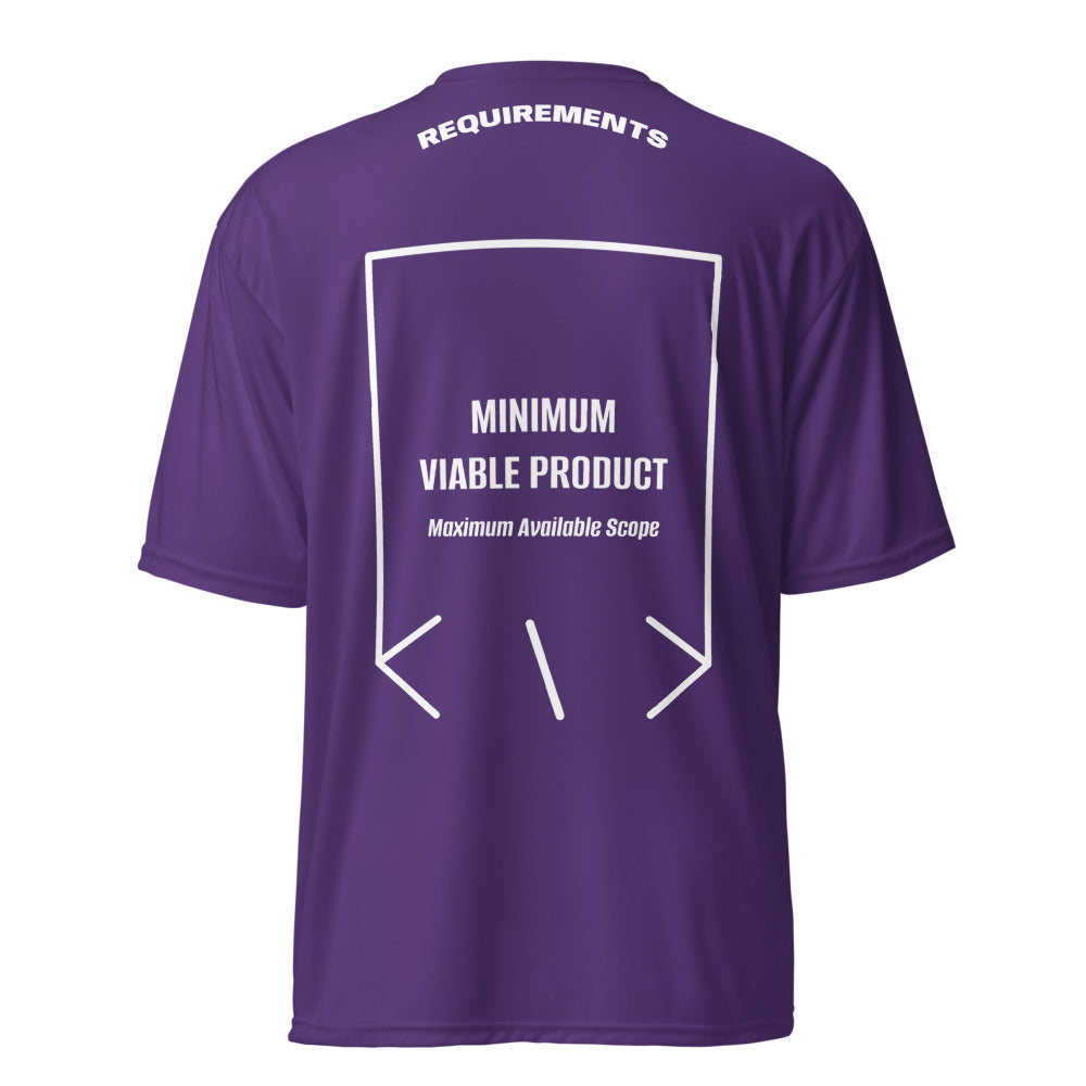 Minimum Viable Product — Purple White back mockup