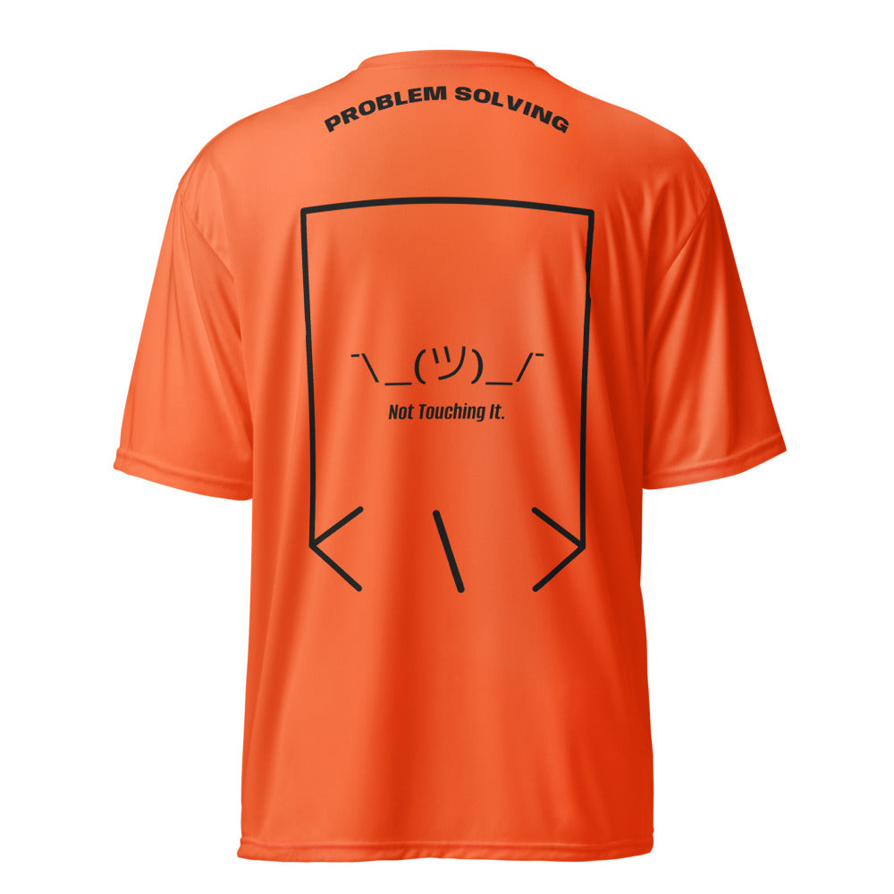 ¯\_(ツ)_/¯ — Safety Orange Black back mockup