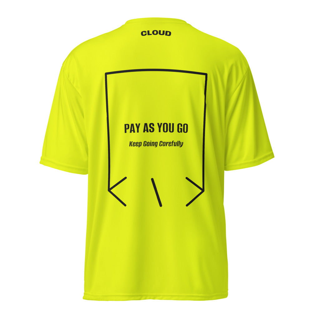 Pay As You Go — Safety Yellow Black back mockup