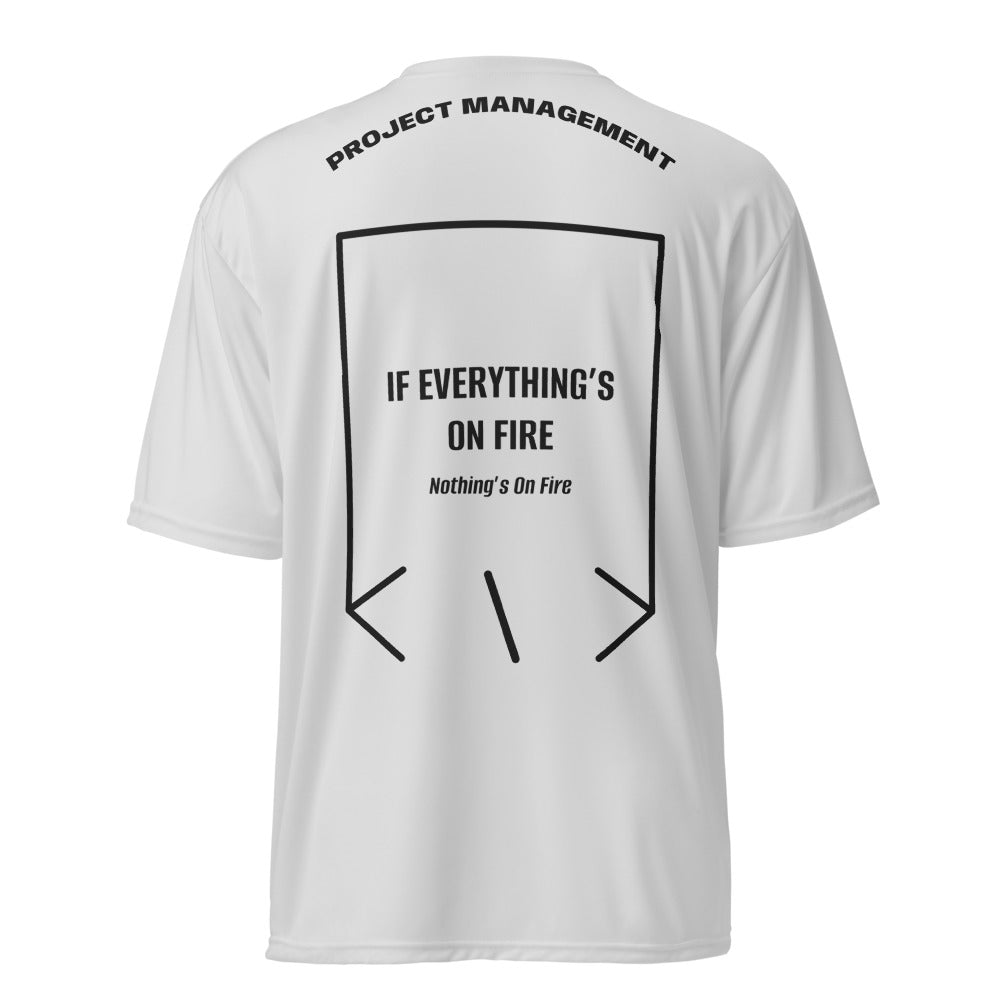 If Everything’s On Fire — Silver Black back mockup