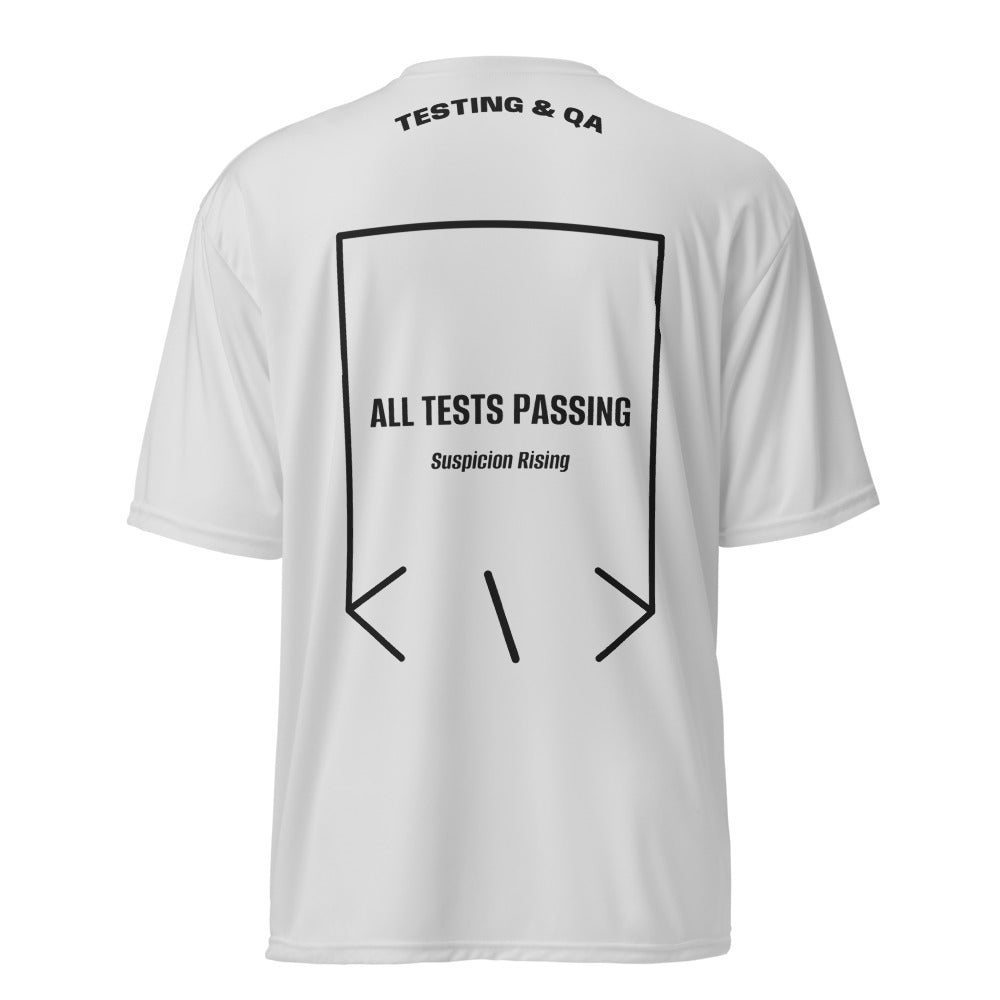 All Tests Passing — Silver Black back mockup