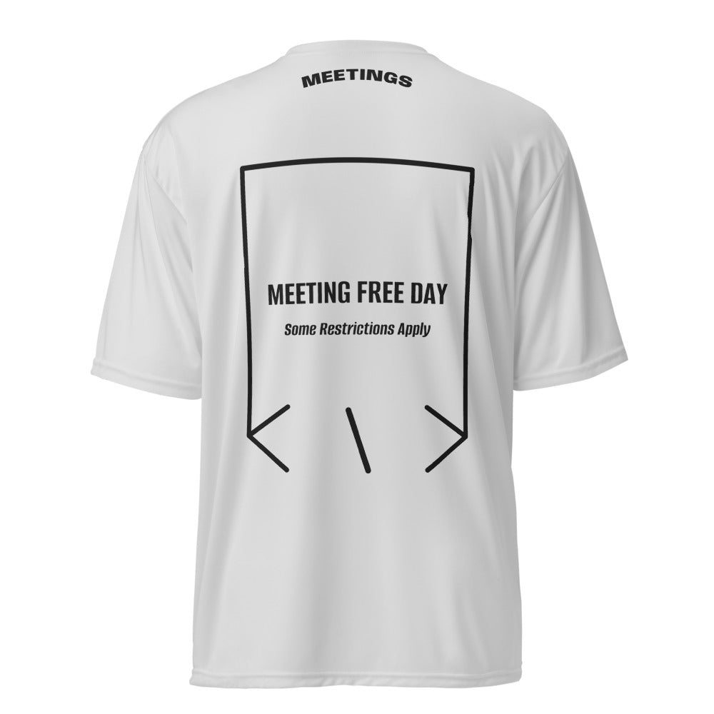 Meeting Free Day — Silver Black back mockup