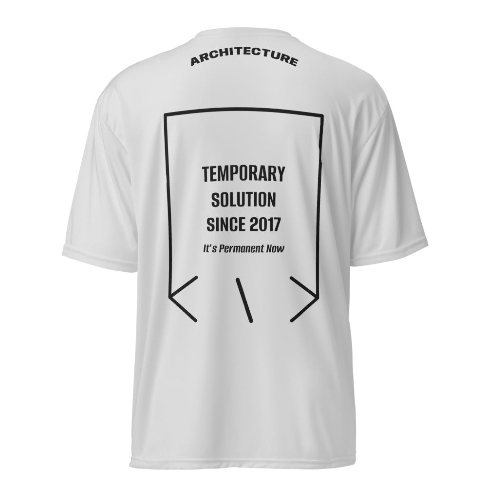 Temporary Solution Since 2017 — Silver Black back mockup