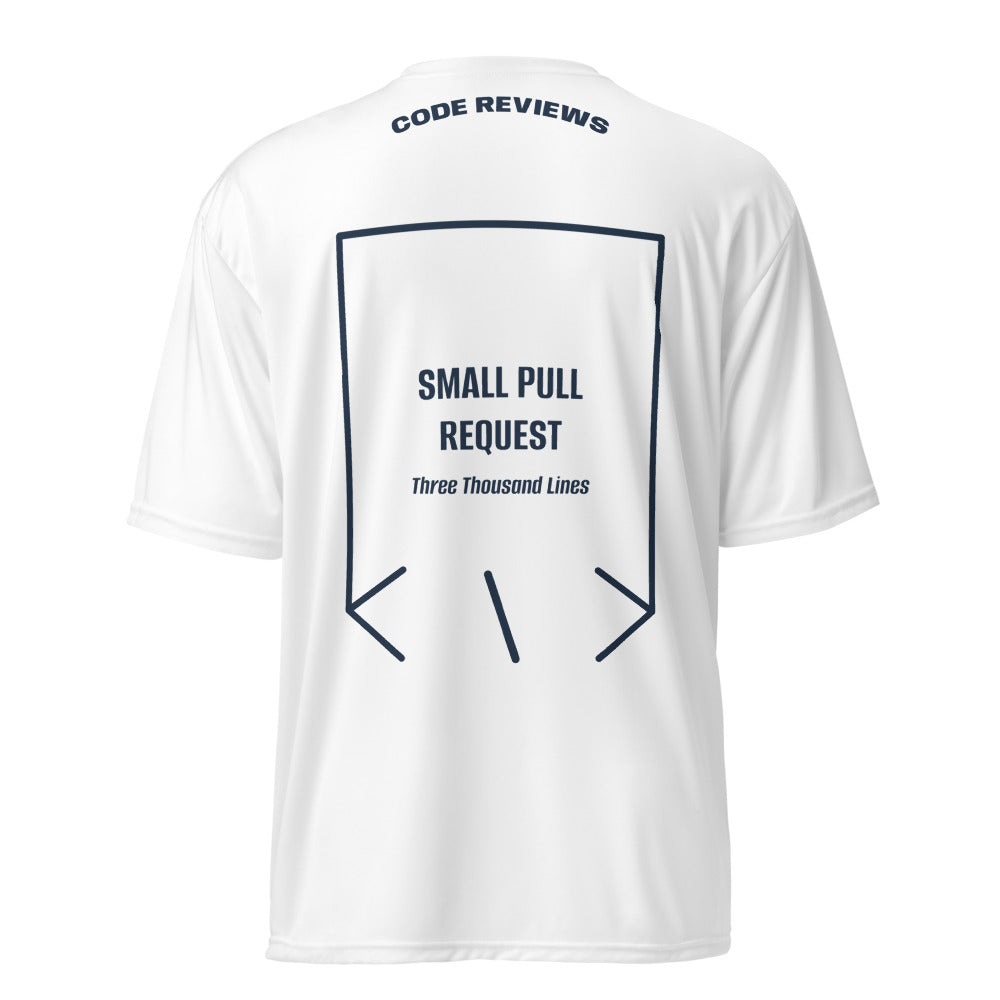 Small Pull Request — White Navy back mockup