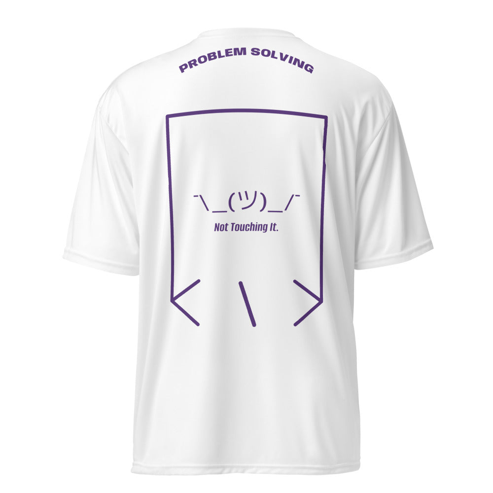 ¯\_(ツ)_/¯ — White Purple back mockup