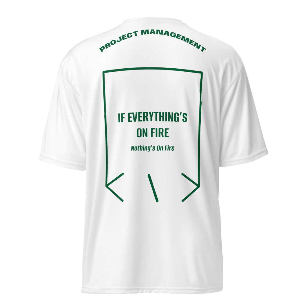 If Everything’s On Fire — White Forest Green back mockup