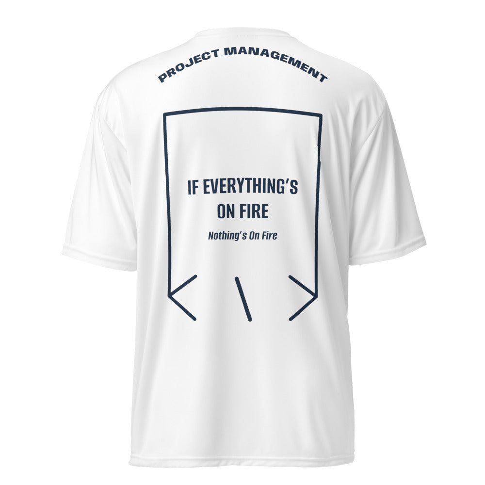 If Everything’s On Fire — White Navy back mockup