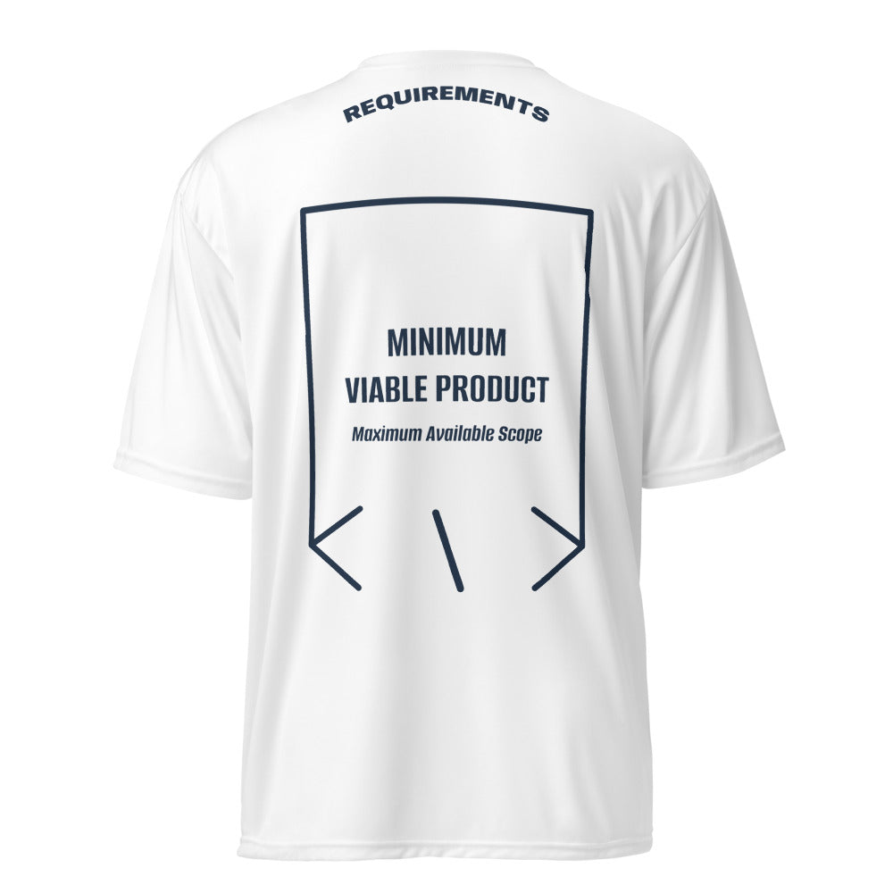 Minimum Viable Product — White Navy back mockup