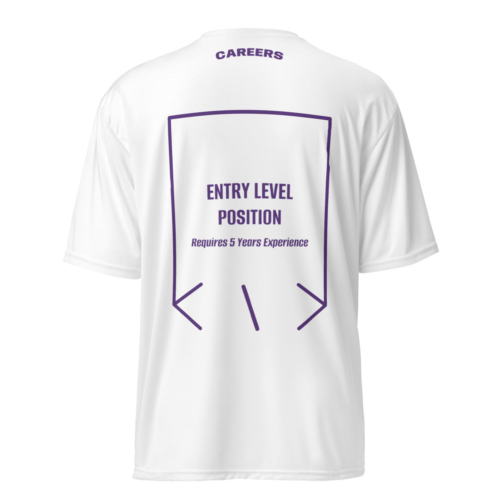 Entry Level Position — White Purple back mockup