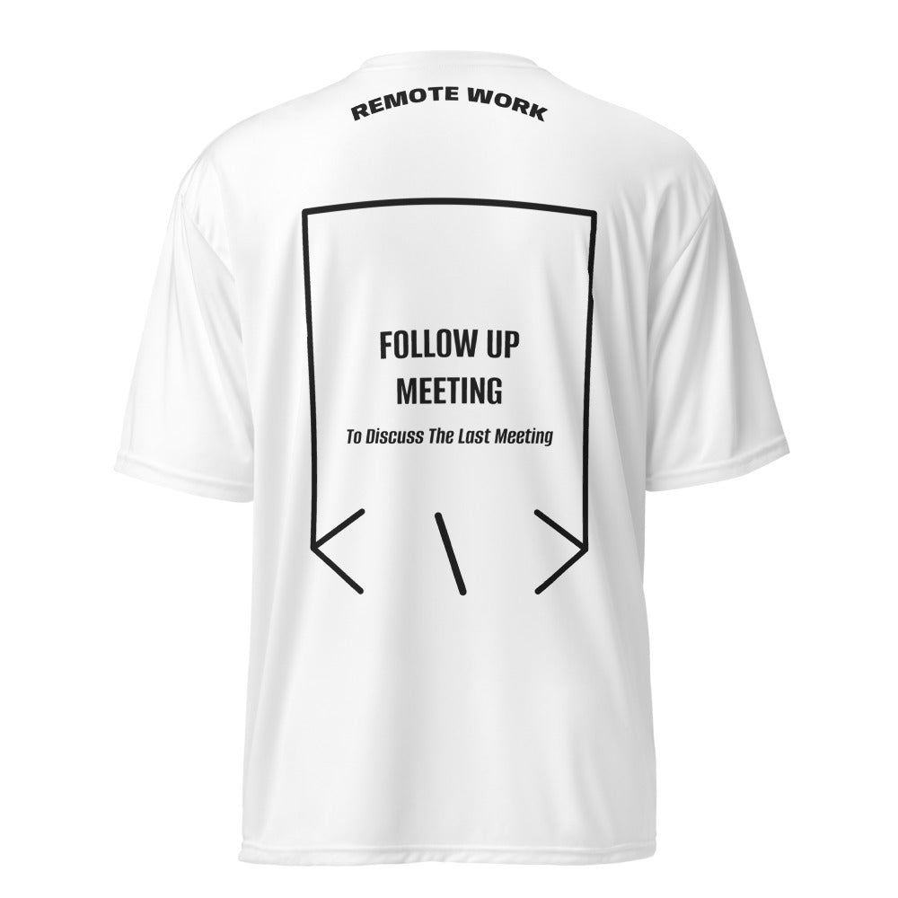 Follow Up Meeting — White Black back mockup