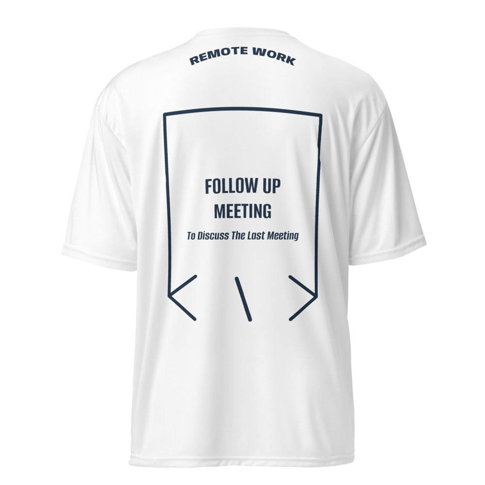 Follow Up Meeting — White Navy back mockup