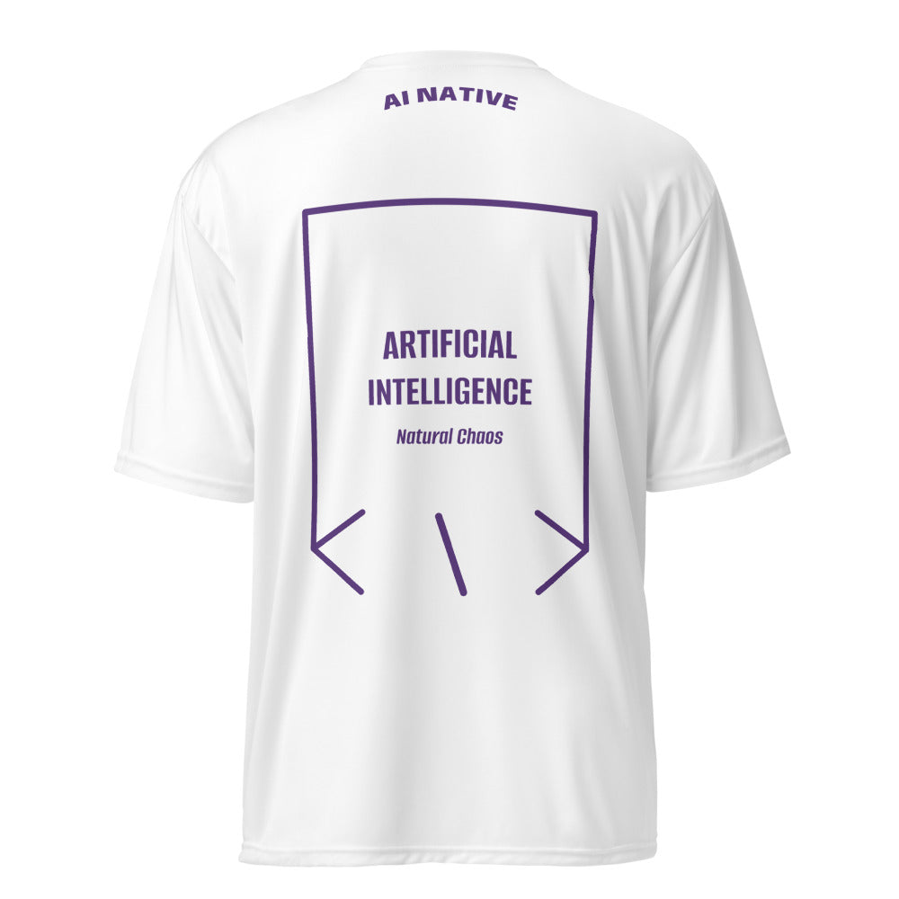 Artificial Intelligence — White Purple back mockup