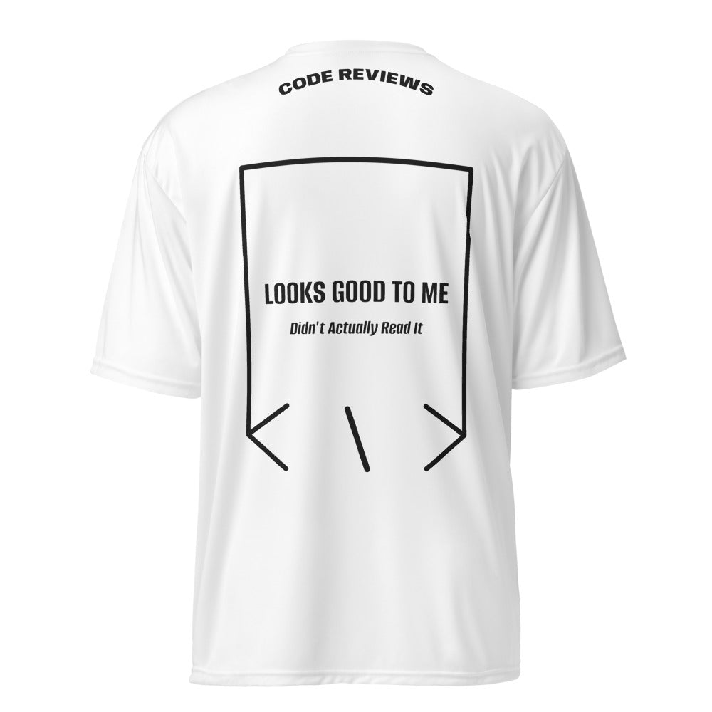 Looks Good To Me — White Black back mockup