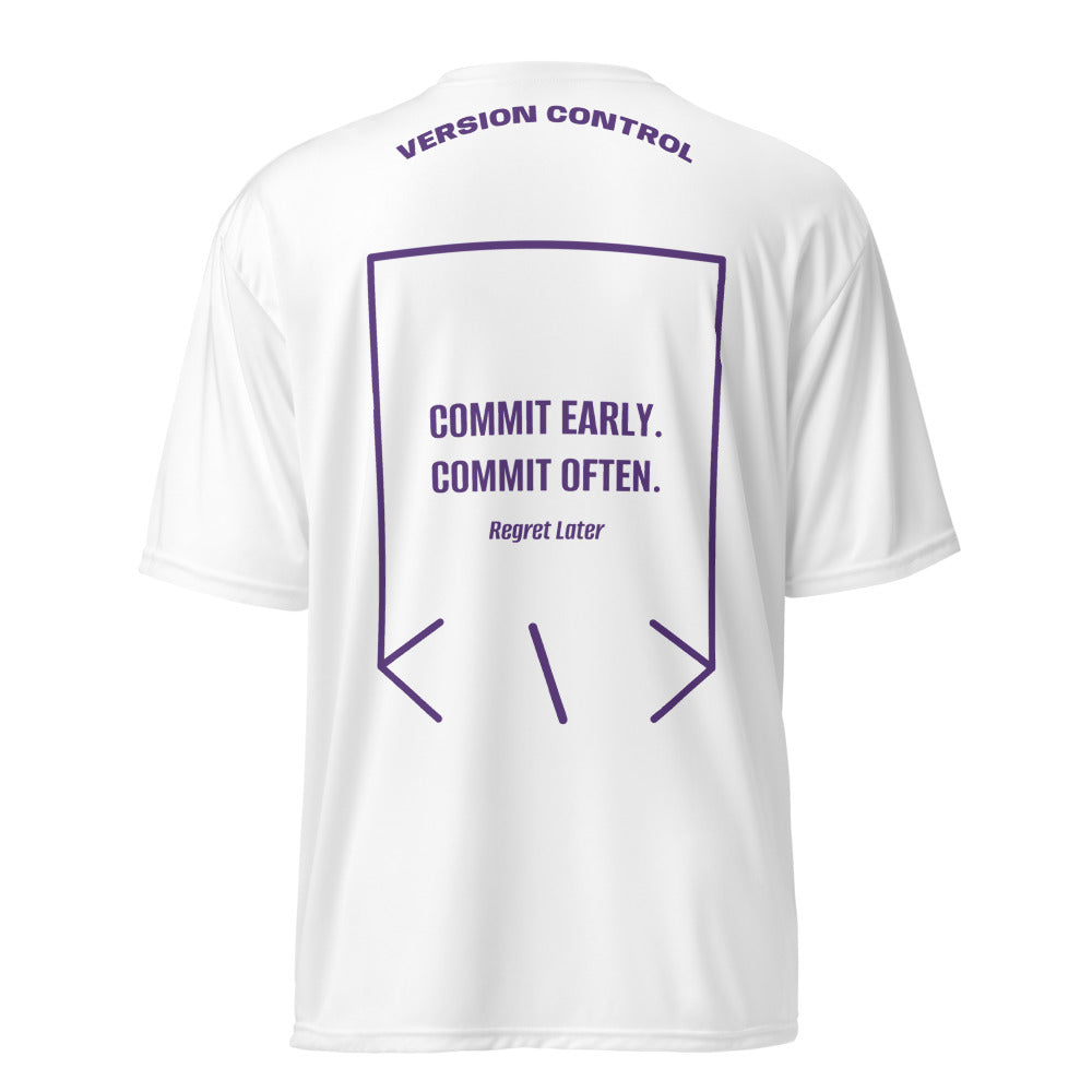 Commit Early. Commit Often. — secondary back mockup