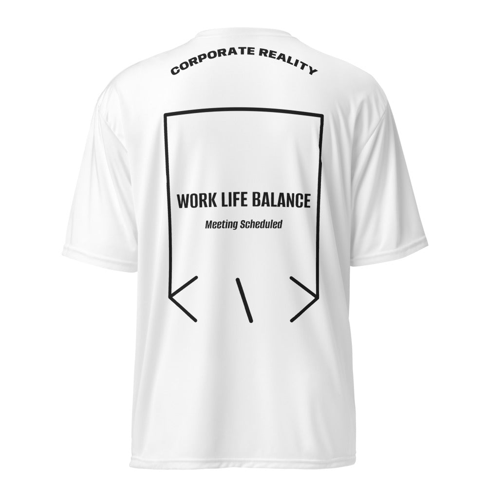 Work Life Balance — White Black back mockup