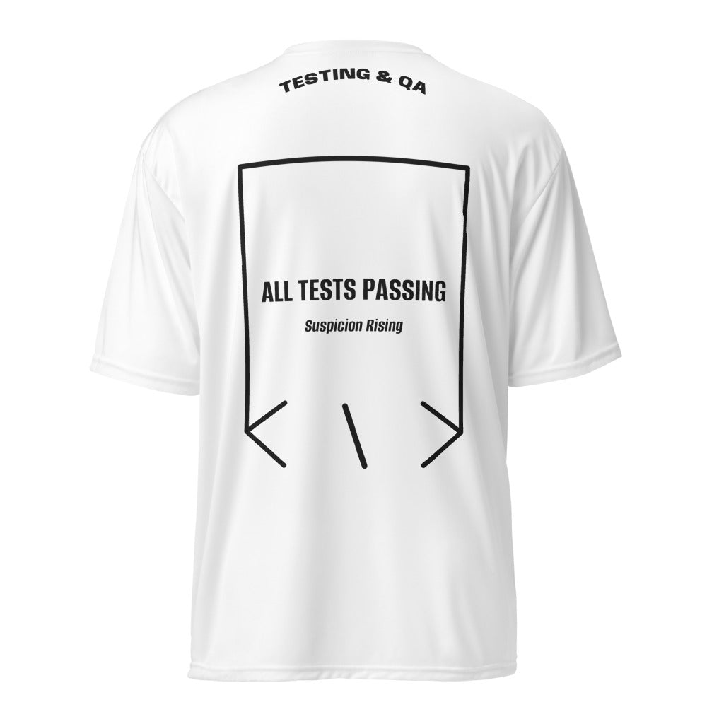 All Tests Passing — secondary back mockup