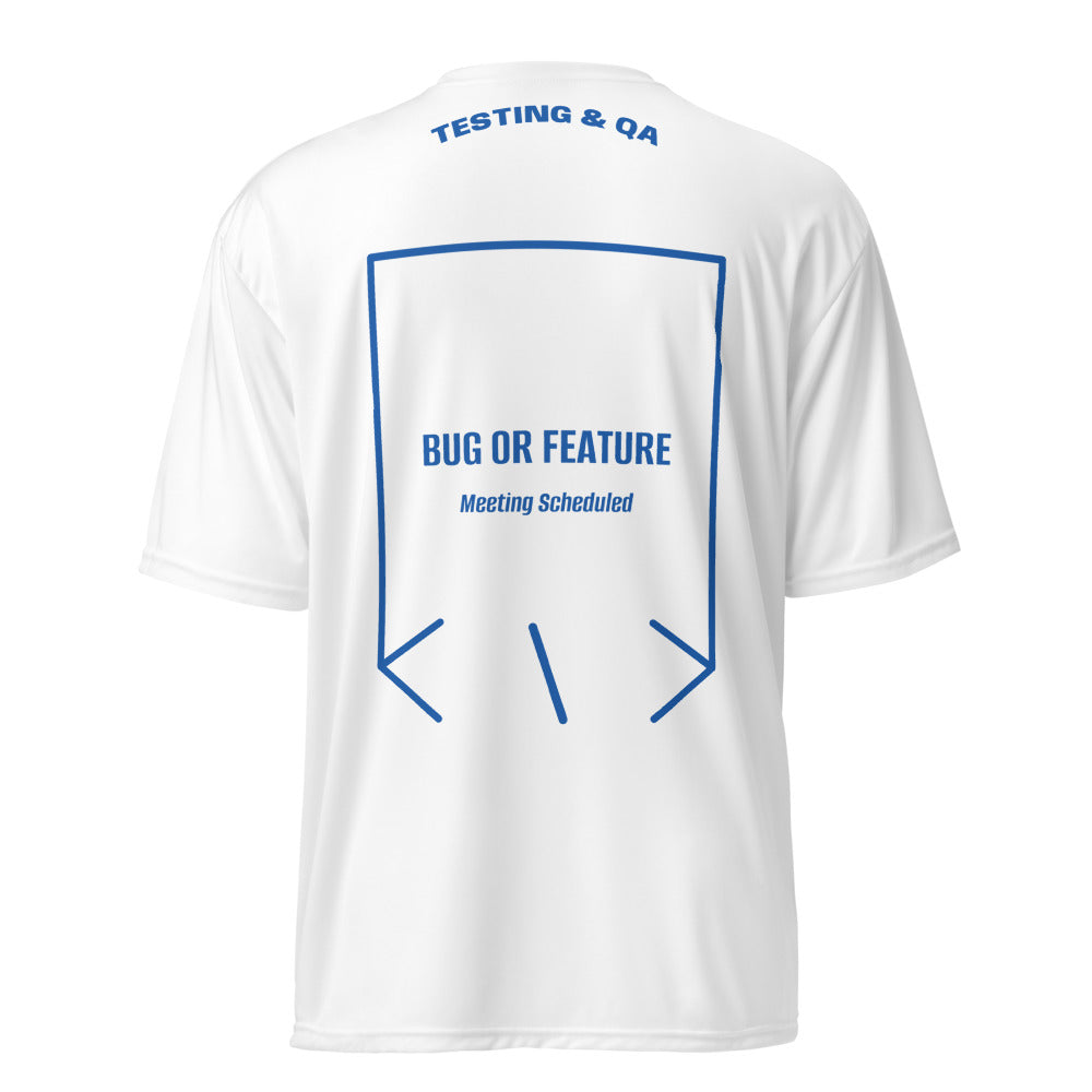 Bug Or Feature — White Royal back mockup