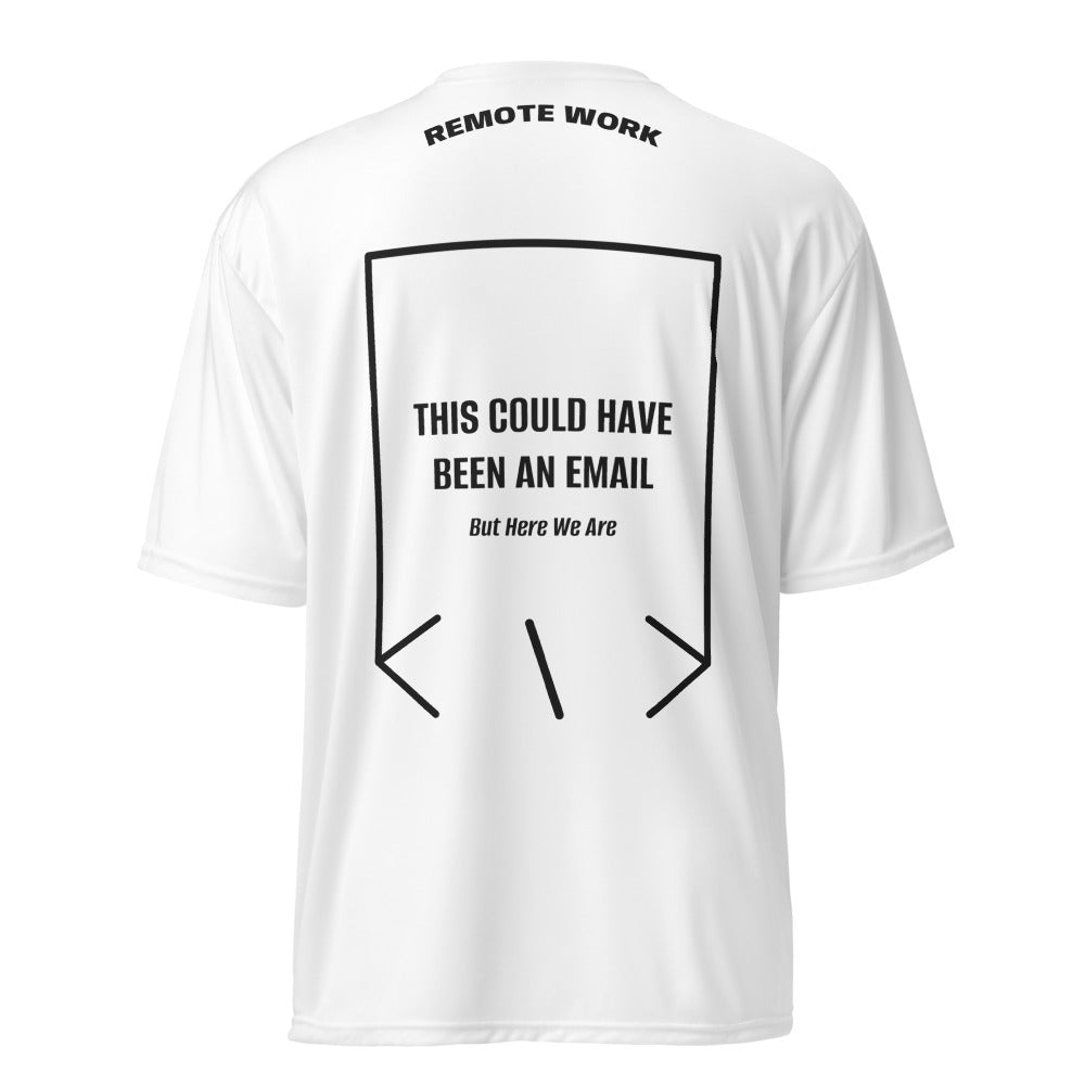 This Could Have Been An Email — White Black back mockup